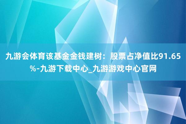 九游会体育该基金金钱建树：股票占净值比91.65%-九游下载中心_九游游戏中心官网